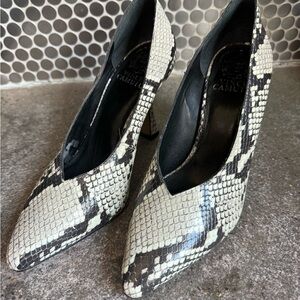 Vince Camuto Snakeskin Patterned Heels